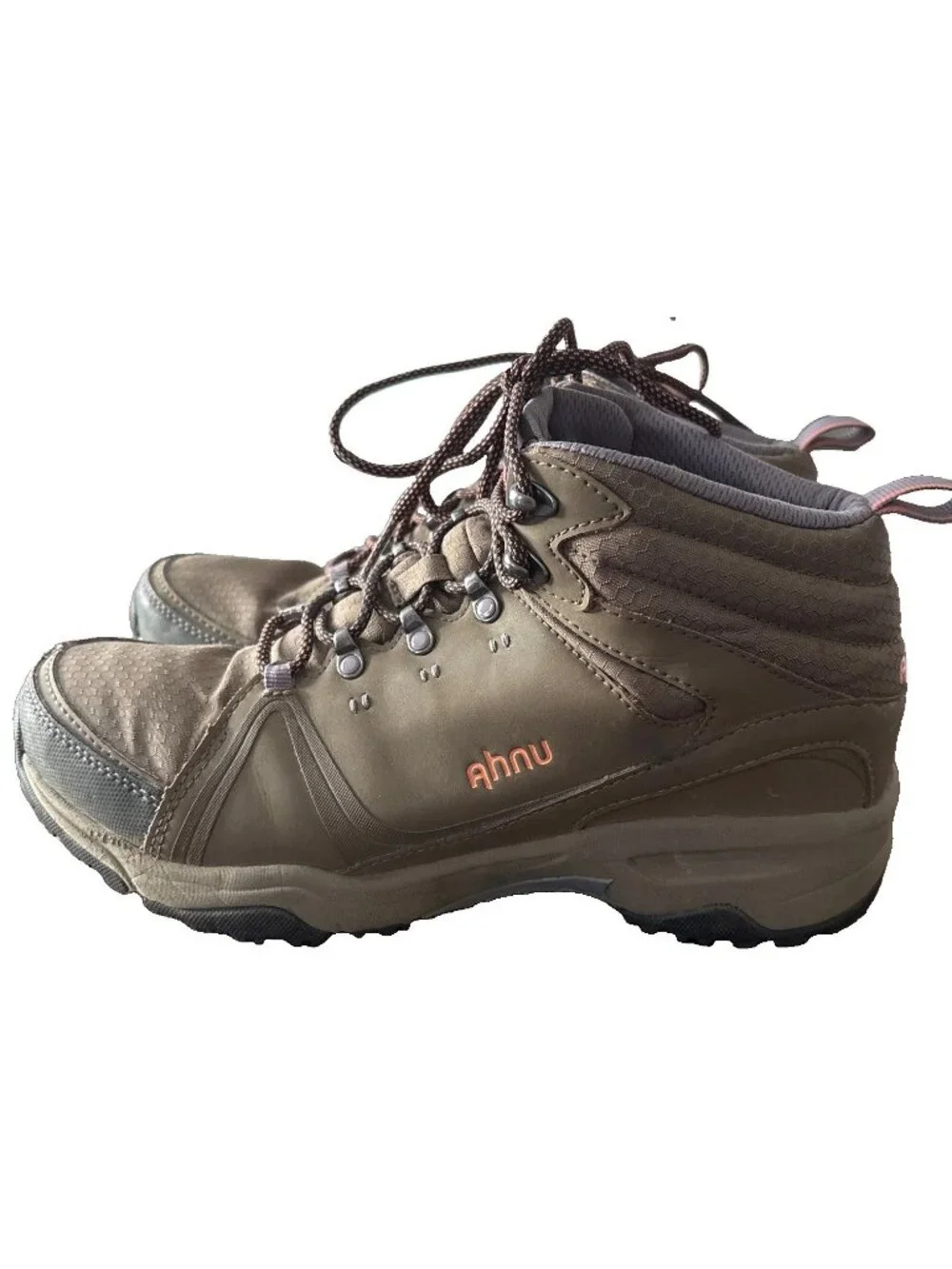 Ahnu F3016F Brown Hiking Waterproof Vibram Hiking Women’s Sz.9-Great Shape!